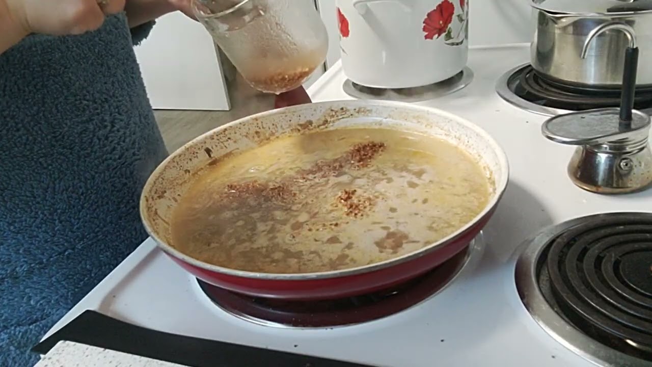 Кашка гречневая с остатками печенки