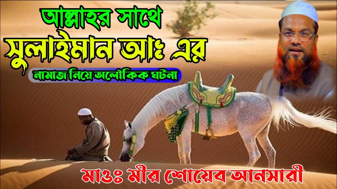 মাওঃ মীর মোঃ শোয়াইব আনছারী নতুন ওয়াজ I Maulana Mir Muhammad Sahib Ansari
