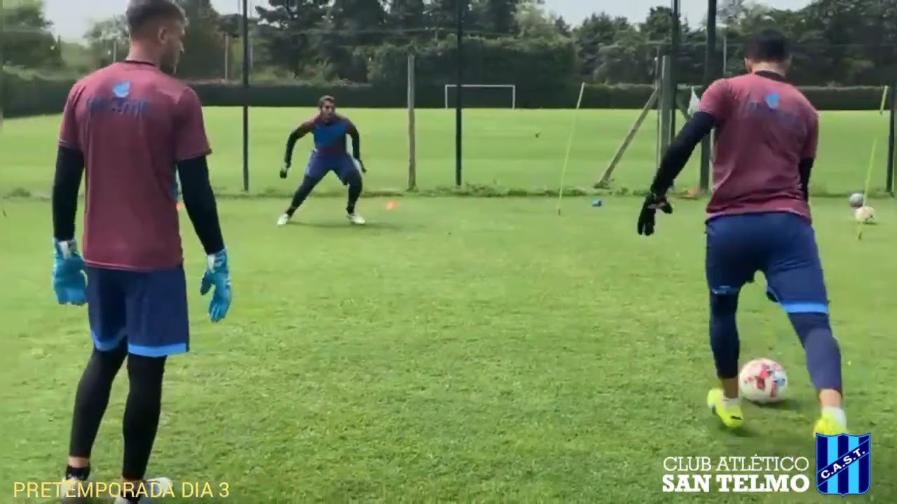 PRETEMPORADA Día 3- Club Atlético San Telmo . Arqueros Plantel Profesional 2022. (19/01/2022)