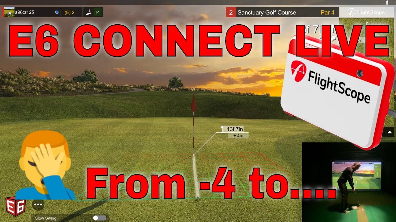 E6 Connect Golf LIVE- Playing 18 Holes at Sanctuary Golf Course  - BETA League