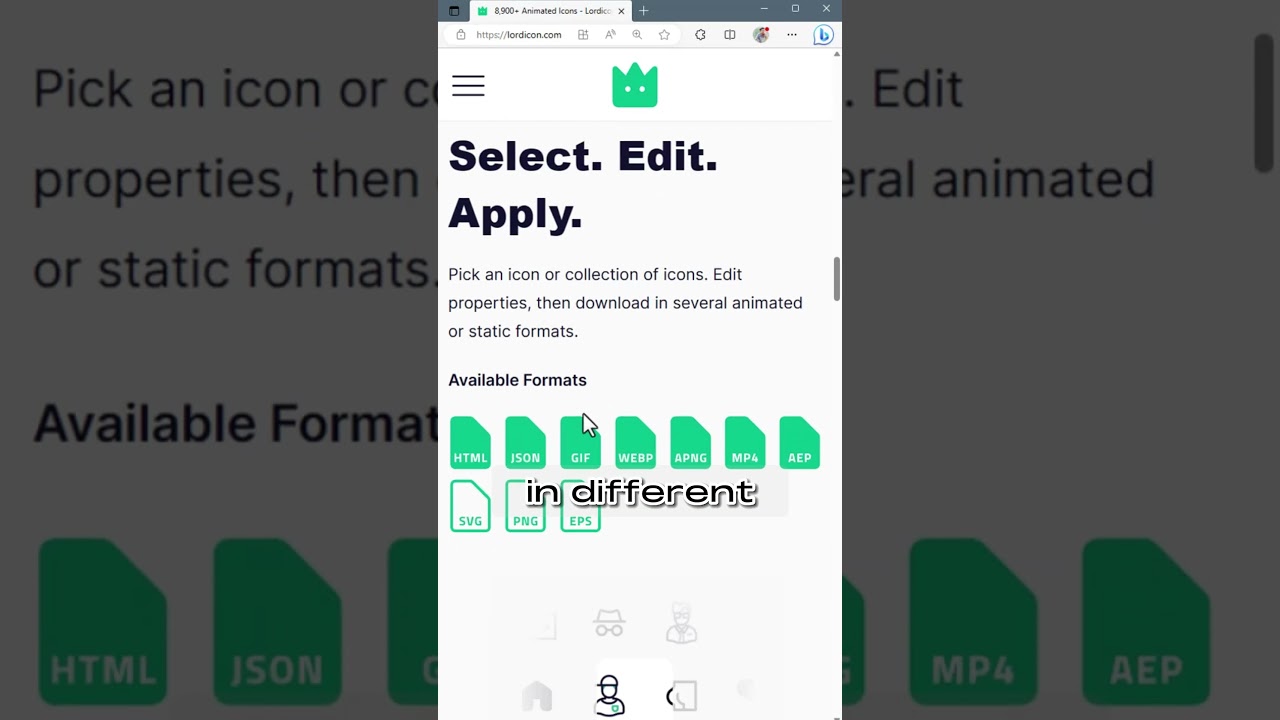 How to download Free animated icons? Graphic Design tips & Tricks