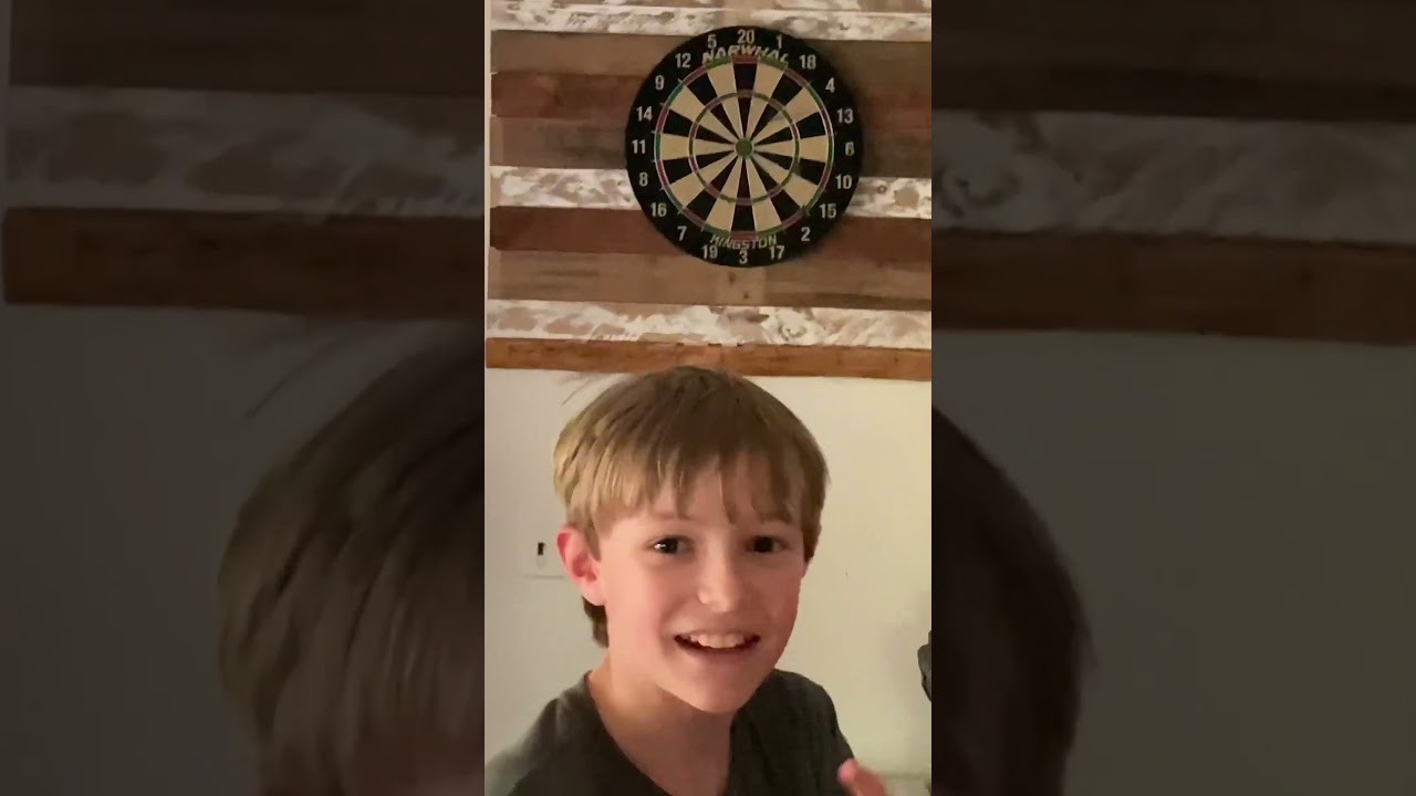 Subscriber Dart Game 🎯 #darts #shorts #subscribe #lakerjohn