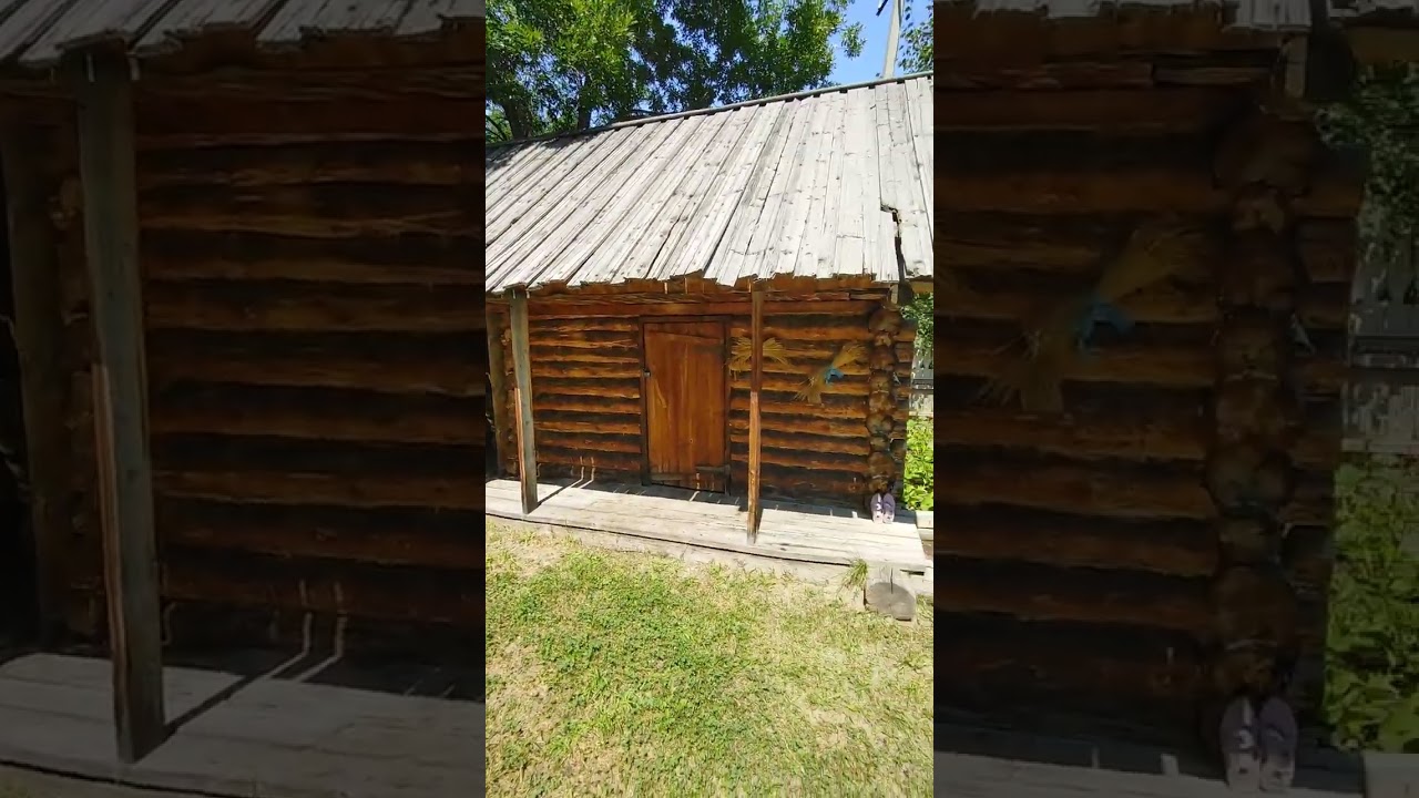 Старинные дома разных народов Экодеревня Усть - Каменогорск Казахстан  видео 2