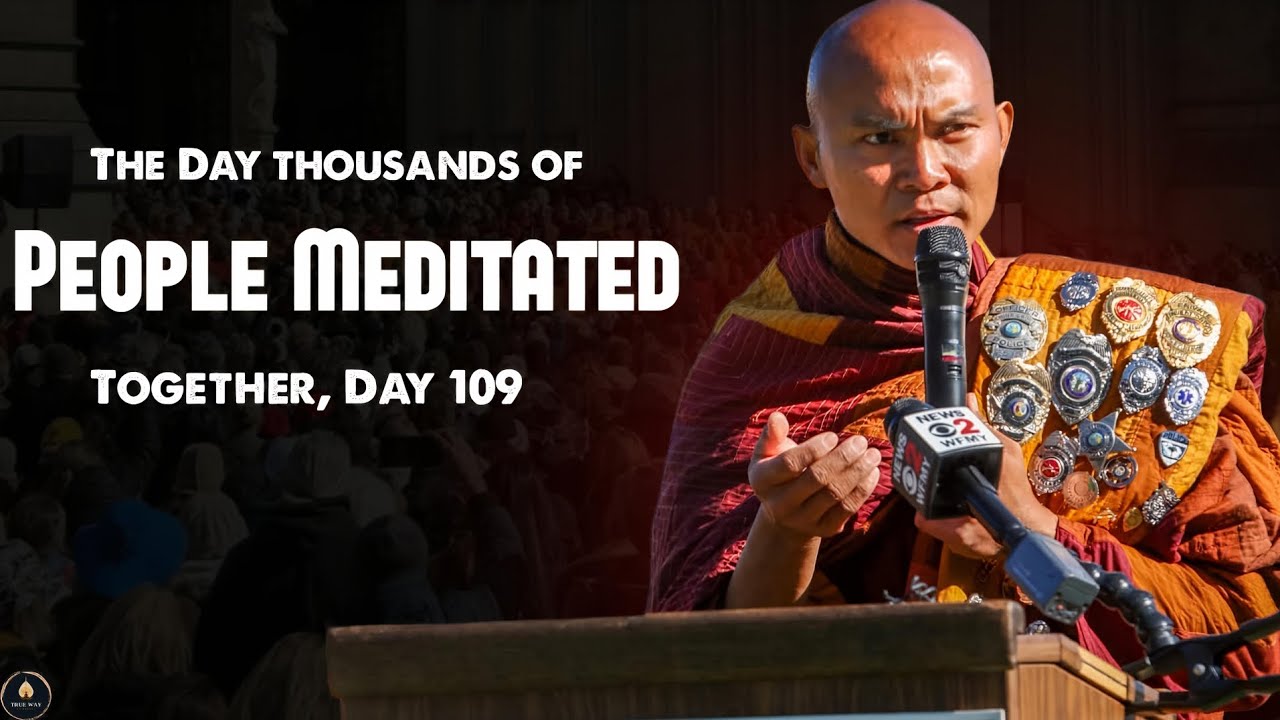 Global Loving-Kindness Meditation at GWU Washington DC | Bhante Pannakara | Walk For Peace Monks