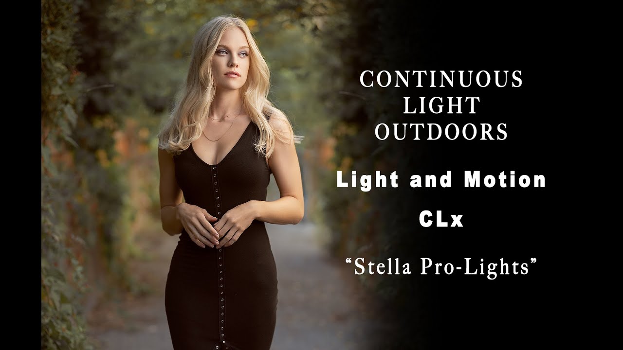 THE BEST Light for Shooting Outside | Continuous Lights Outside