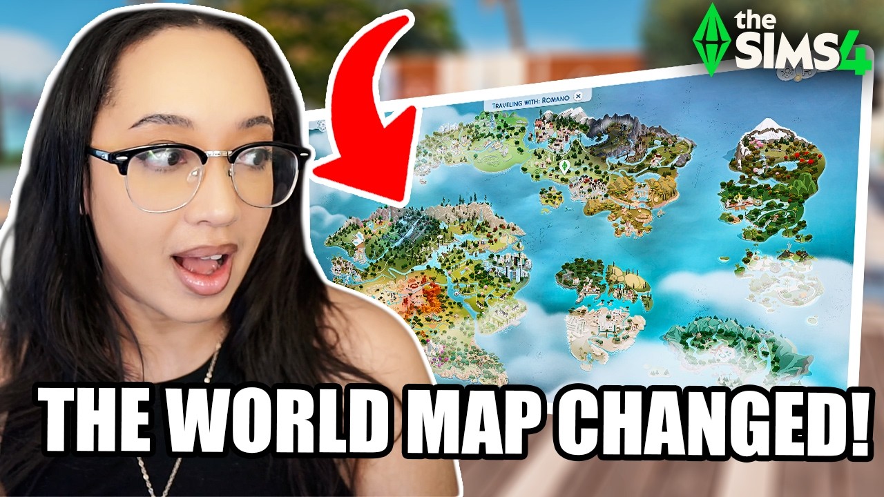 The Sims 4 Finally Has a REAL World Map!