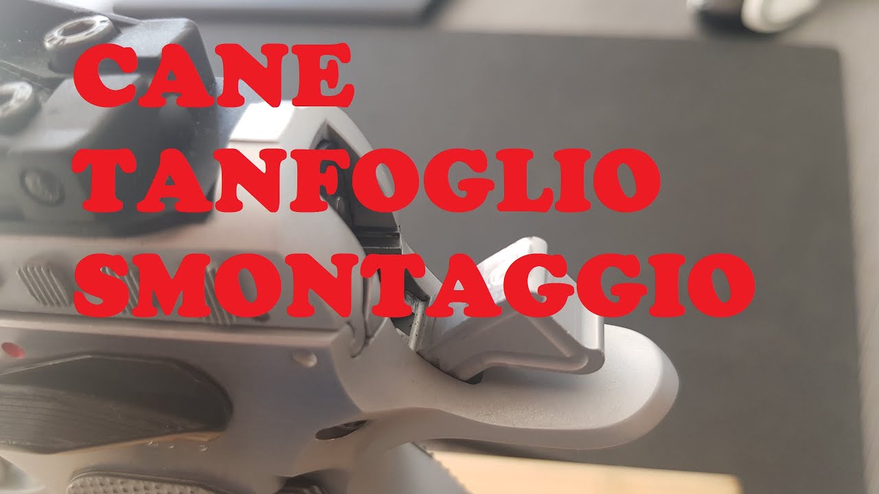 Smontaggio cane Tanfoglio.Hammer assembly & disassembly