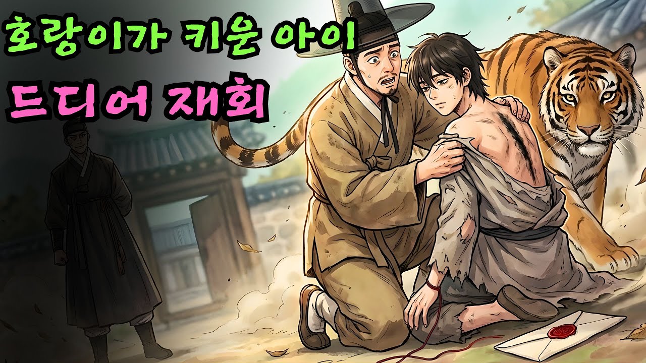 산에 버려졌던 아이가 돌아왔다… 호랑이가 키운 증거 ‘등의 검은 자국’｜야담｜민담｜옛날이야기｜설화｜조선시대이야기｜고전설화｜한국설화