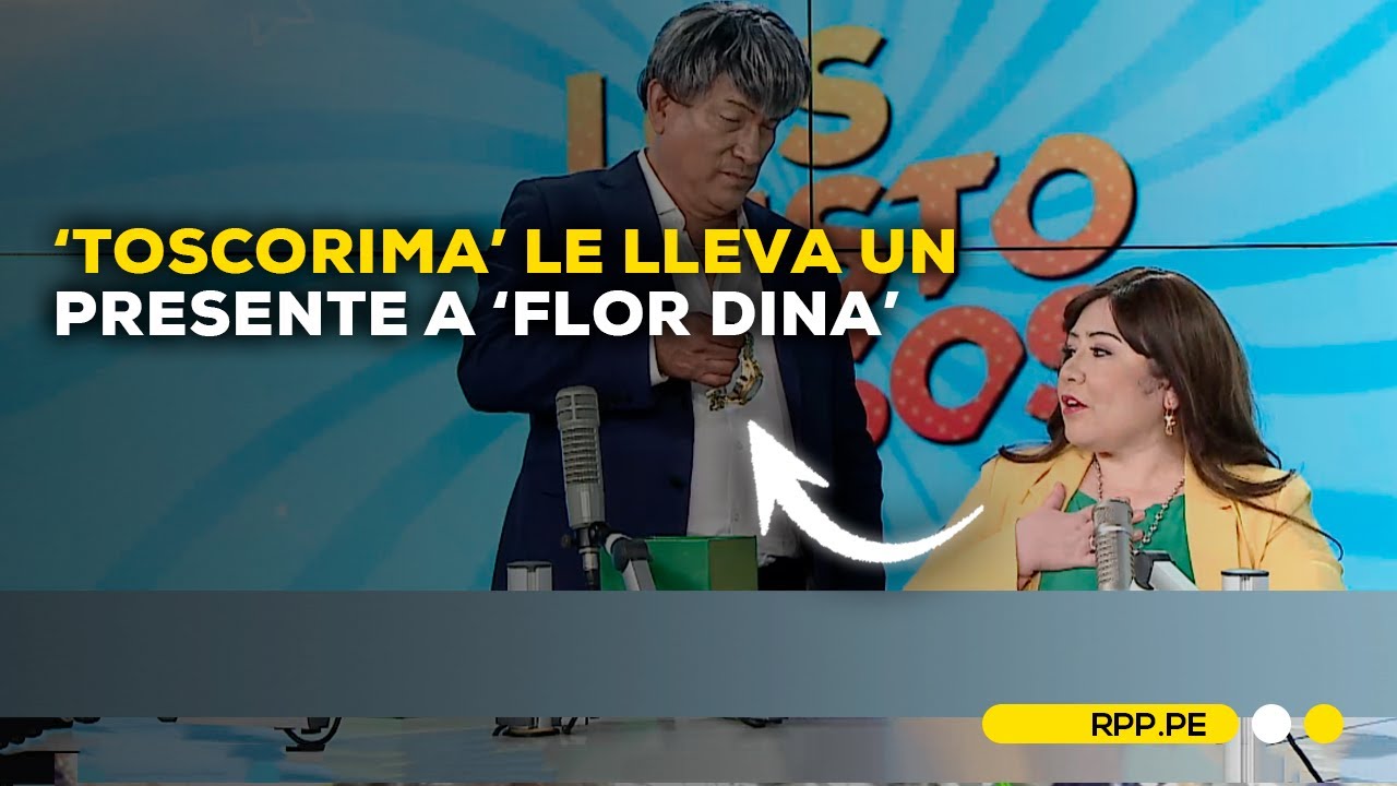&lsquo;Flor Dina&rsquo; se encuentra con su wayki &lsquo;Wilfredo Toscorima&rsquo; #LosChistosos