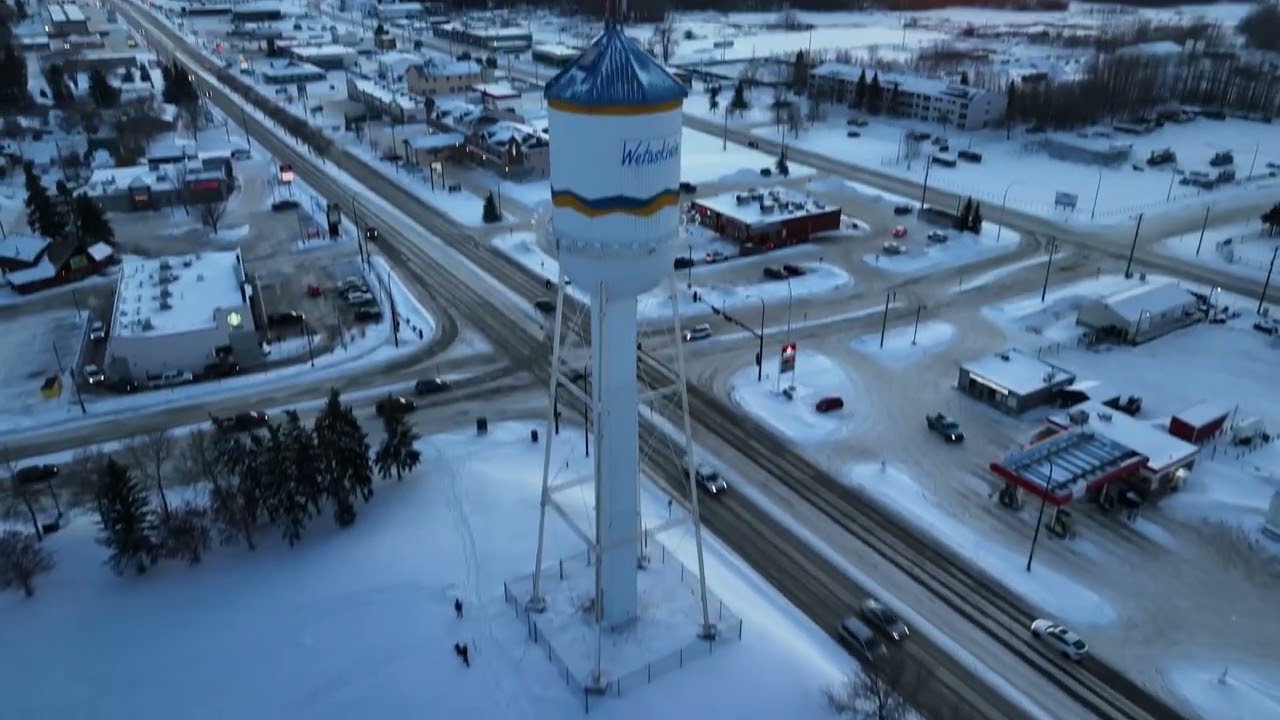 Wetaskiwin 01-2023 Alberta Canada 🇨🇦 @cityofwetaskiwin3726   #wetaskiwinwatertower