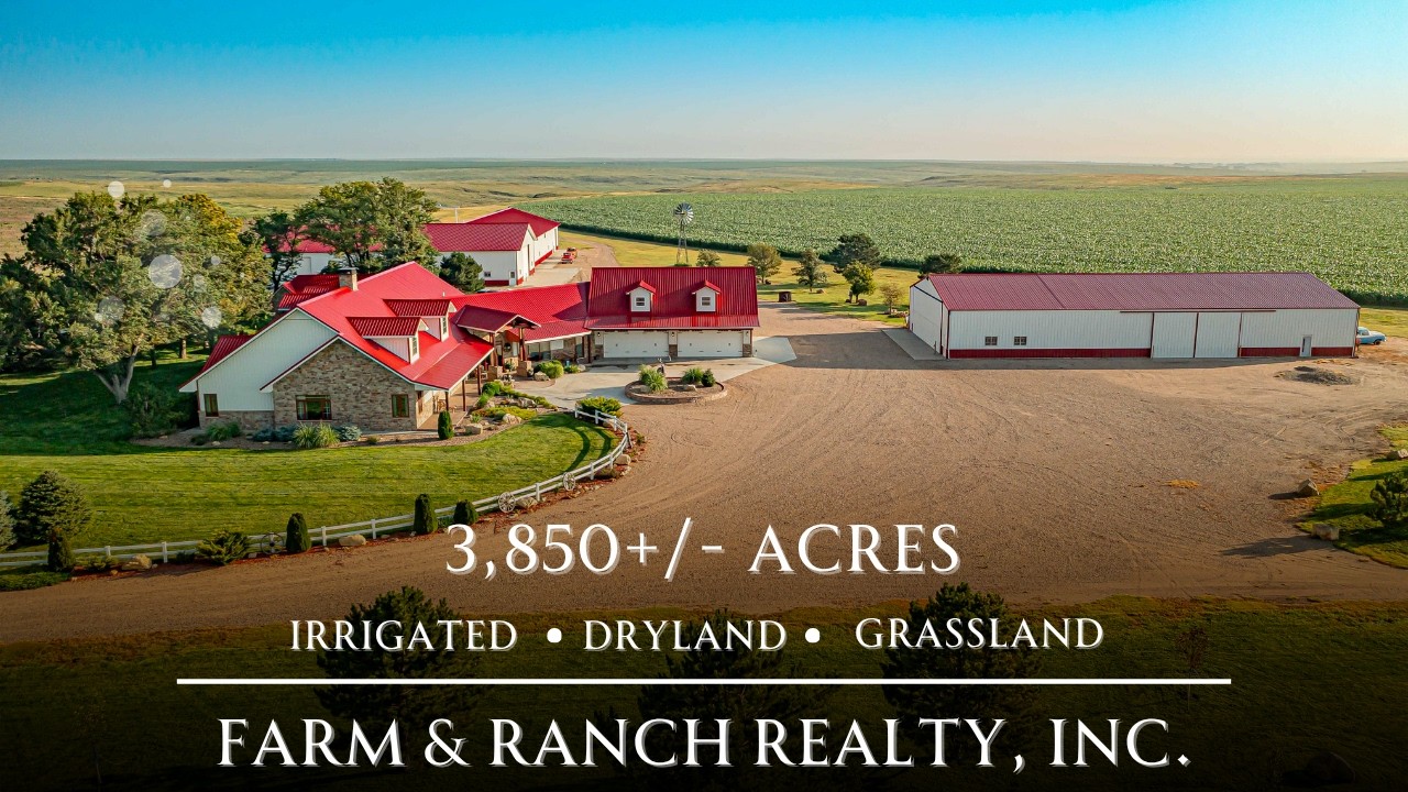 Ag Land Estate - 3,850+/- Acres Irrigated, Dryland, Grassland FOR SALE 