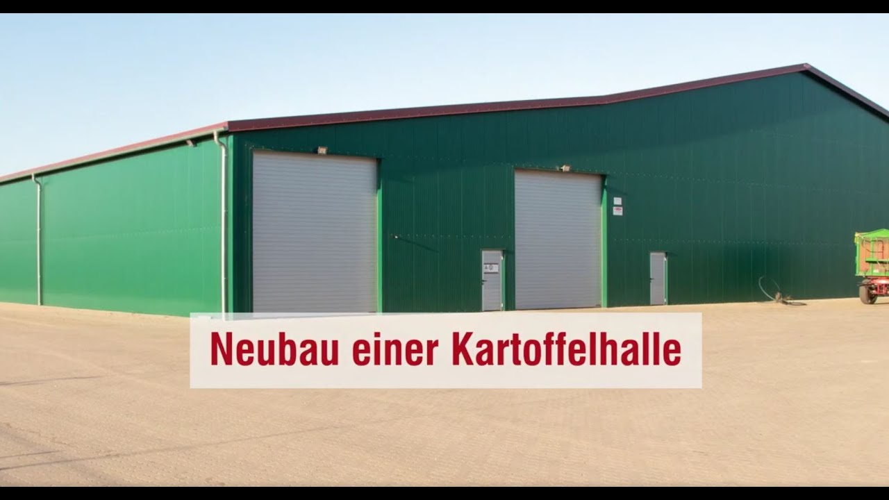 Lohnunternehmen Hauschild baut eine neue Kartoffelhalle