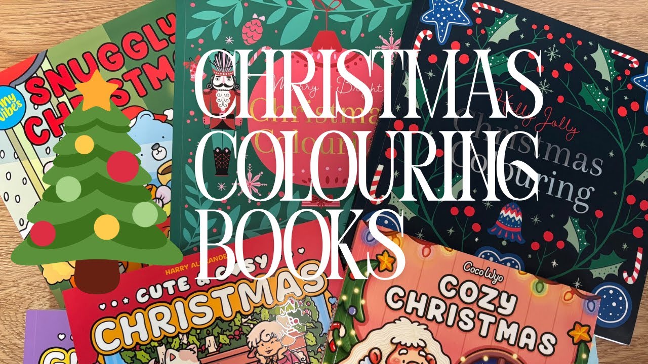 Christmas Colouring Books I bought from Big W