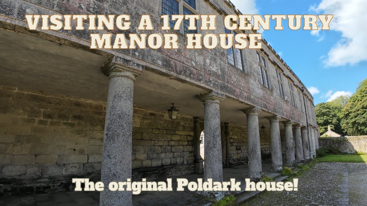 Visiting a 17th Century Manor House I The original Poldark House! I Medieval Garden