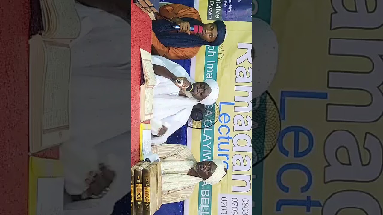 RAMADAN LECTURE by: Caliph Imam Issa Olaiwola Bello.   DATE: 11th RAMADAN 1447 A.H.  2nd MARCH 2026.