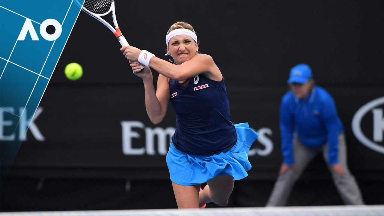 Kovinic v Bacsinszky match highlights (2R) | Australian Open 2017