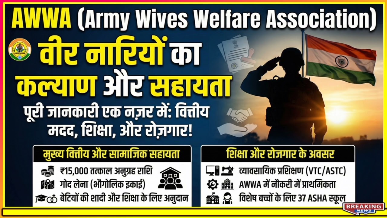 AWWA & Veer Nari Welfare: Army Families aur Widows ke liye kaun-kaun si assistance milti hai?&rdquo;