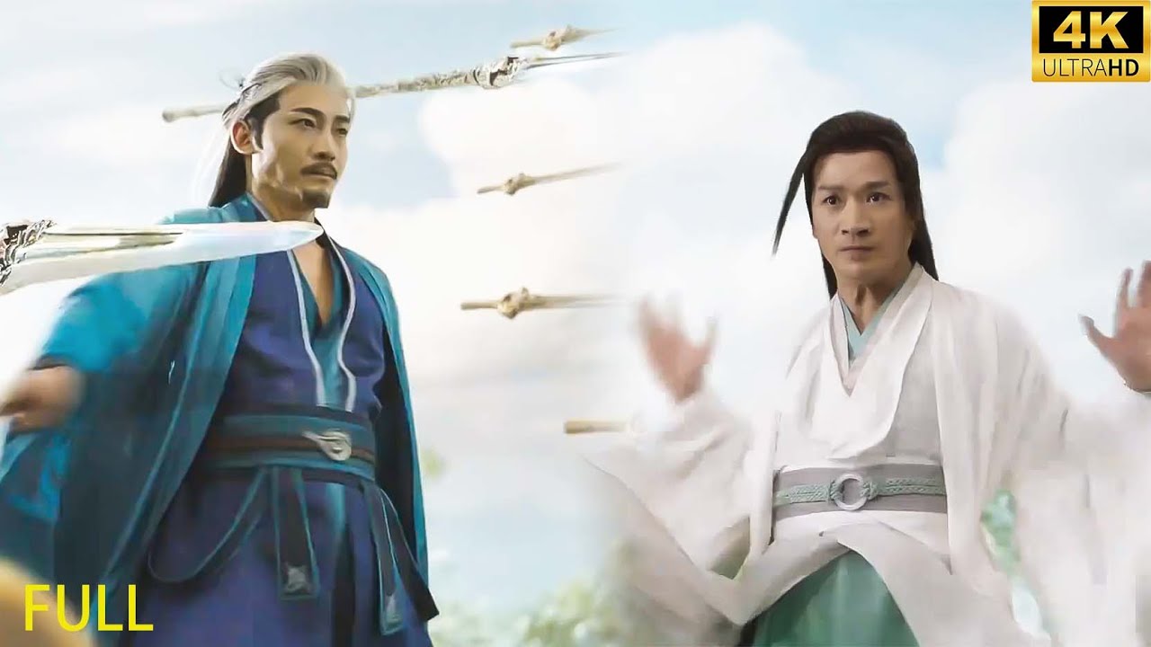 【2025爆燃武俠片】白髮老人被對手輕視嘲笑，下一秒老人竟召喚出數百柄兵器反擊，直接將敵人打殘廢！ #drama #功夫 #武打