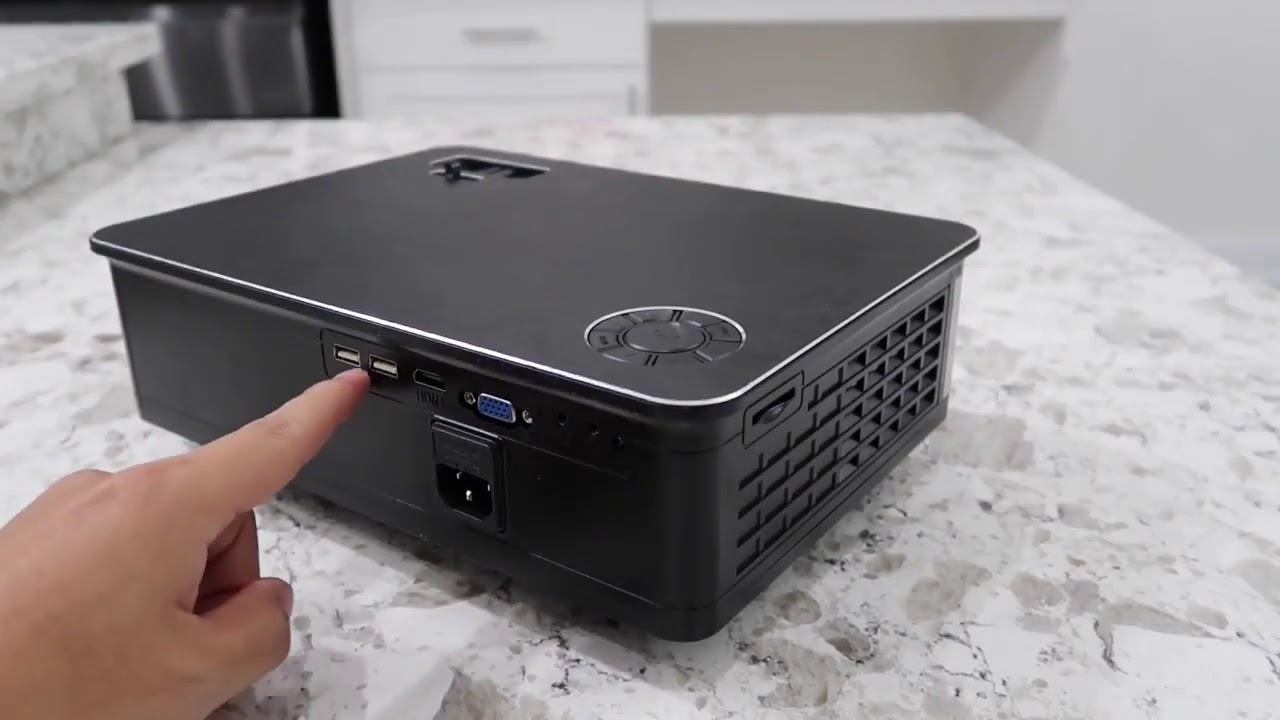 nicetel Home Theater video Projector Model NTJ01 REVIEW   3800 Lumens NATIVE 1080P