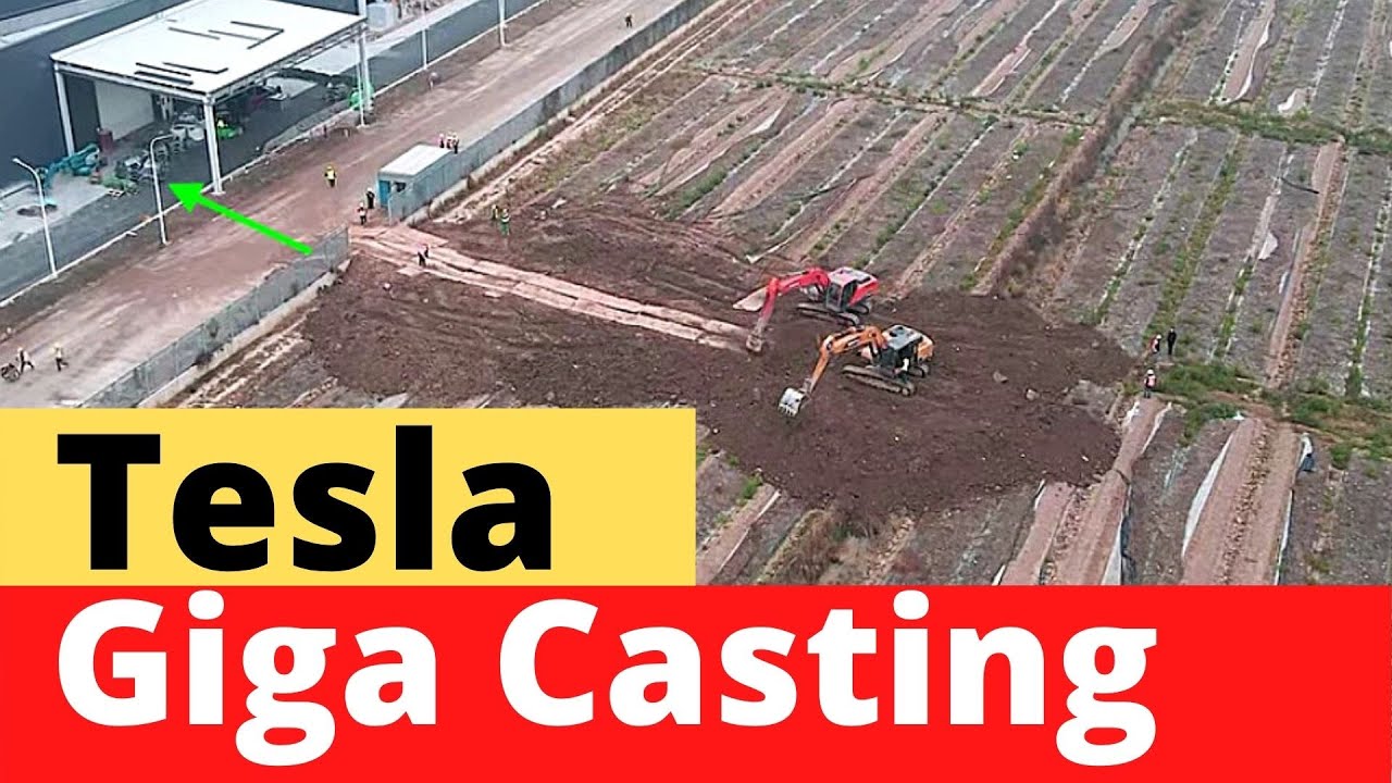 Tesla Model Y Single-Piece Casts Spotted in Giga Shanghai with New Activity