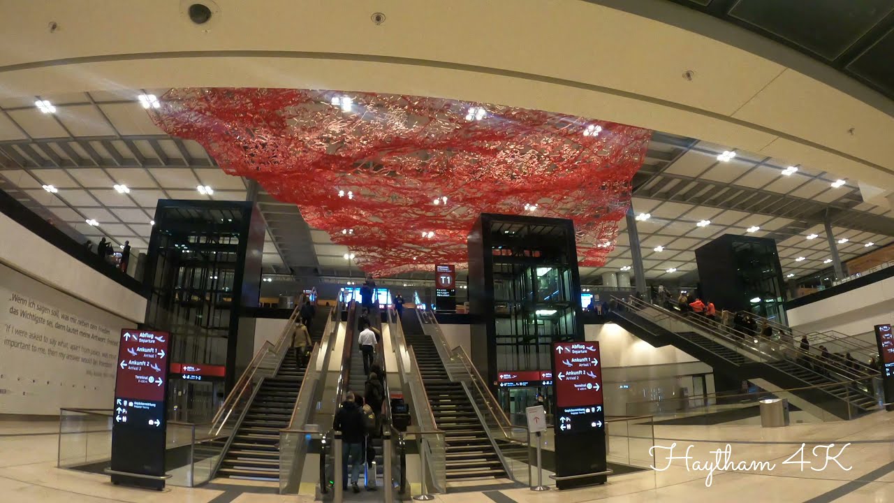 Flughafen Berlin Brandenburg- Berlin Airport Full 4K Tour مطار برلين الدولي