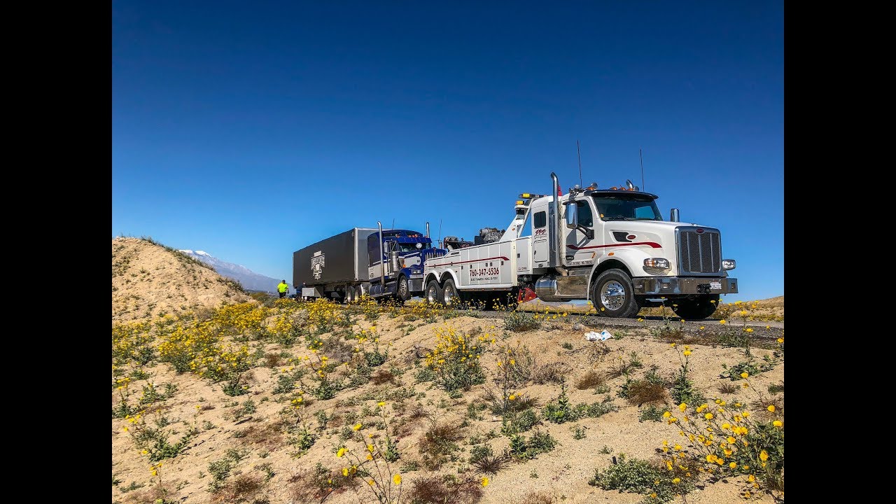 Towing 124,000 Pounds Uphill