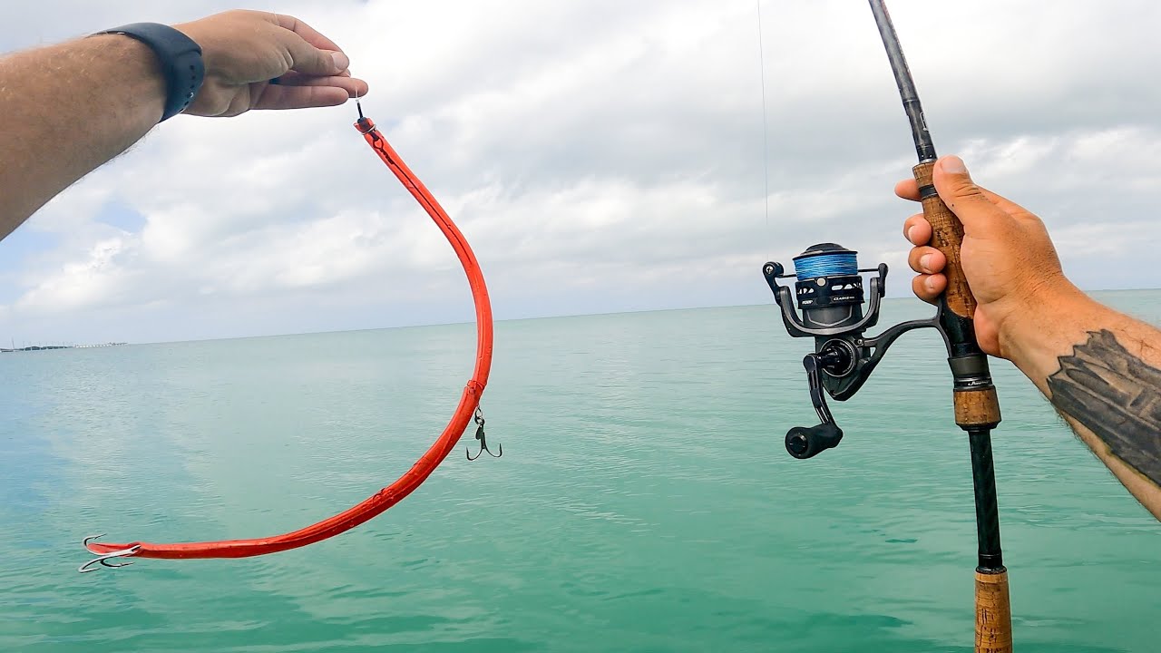 Florida Keys Fishing | Throwing A 20” Tube Lure