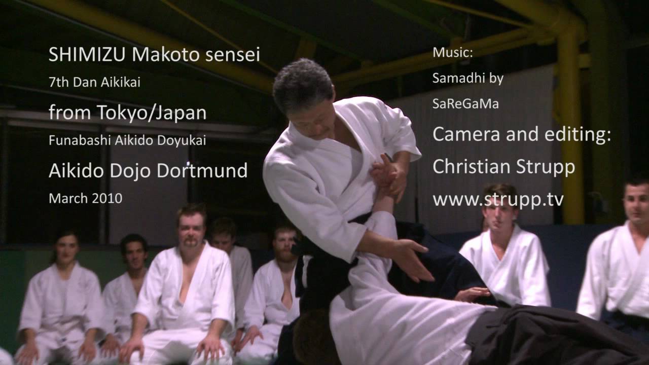 SHIMIZU Makoto shihan (7th Dan Aikikai) at Aikido Dojo Dortmund / Germany