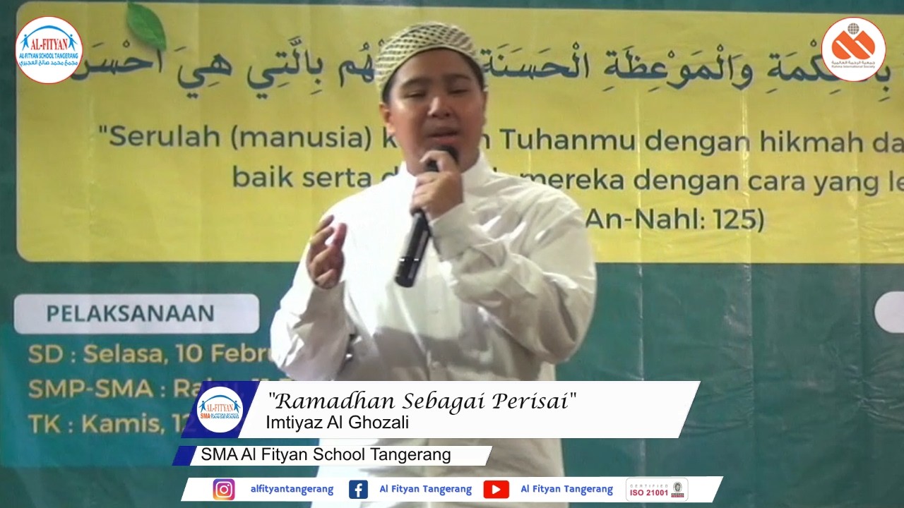 Imtiyaz Al Ghozali I SMA Al Fityan School Tangerang 