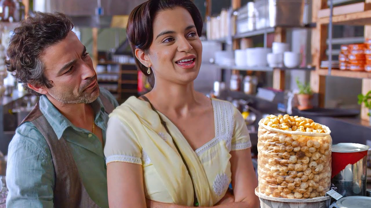 रानी ने लगाई विदेश में देसी गोलगप्पे की दुकान | Kangana Ranaut | Queen | Superhit Movie Scene