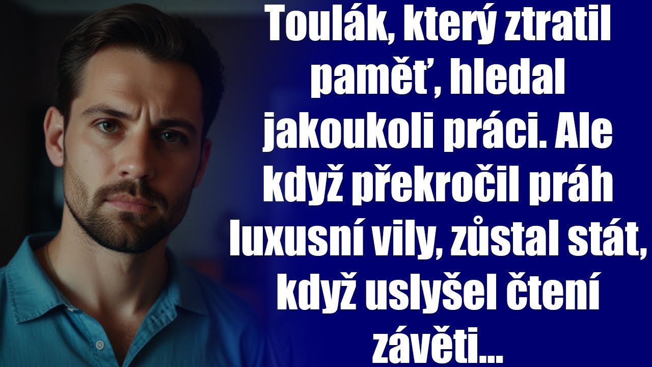 Toulák, který ztratil paměť, hledal jakoukoli práci. Ale když překročil práh luxusní vily, zůstal...