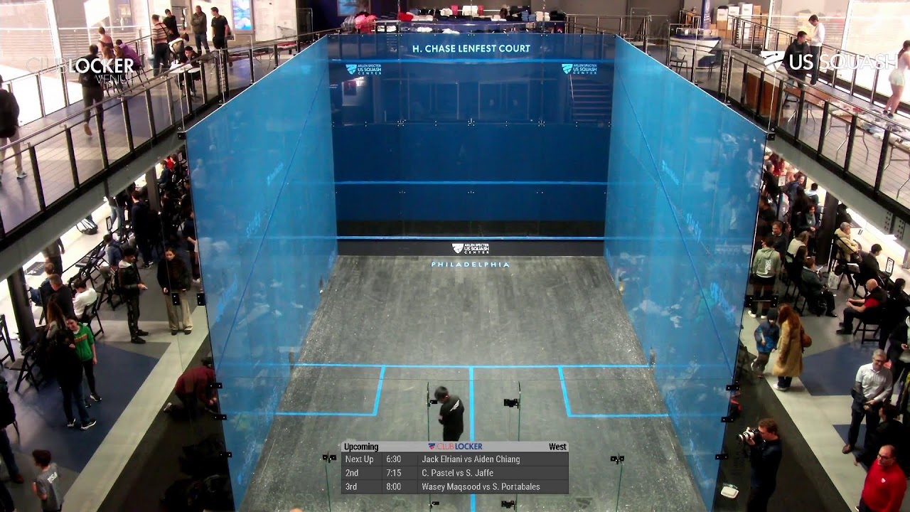 Exhibition Court 1 (West) - U.S. Junior Open Squash Championships 2024 - Day 3
