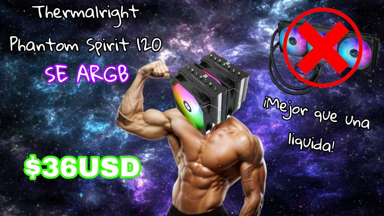Thermalright Phantom Spirit 120 SE ARGB - Unboxing & Review (El Mejor Disipador por Aire Económico)