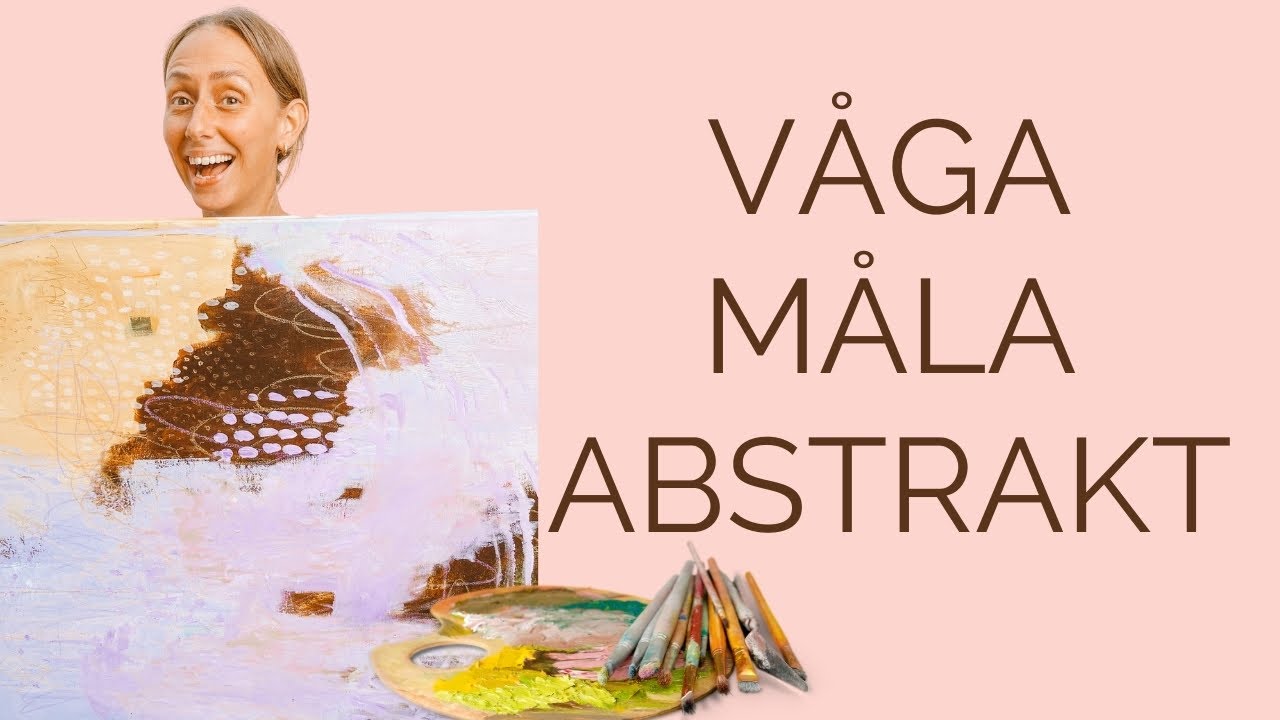 Hur du målar abstrakt! Roligaste tekniken du aldrig sett förut!