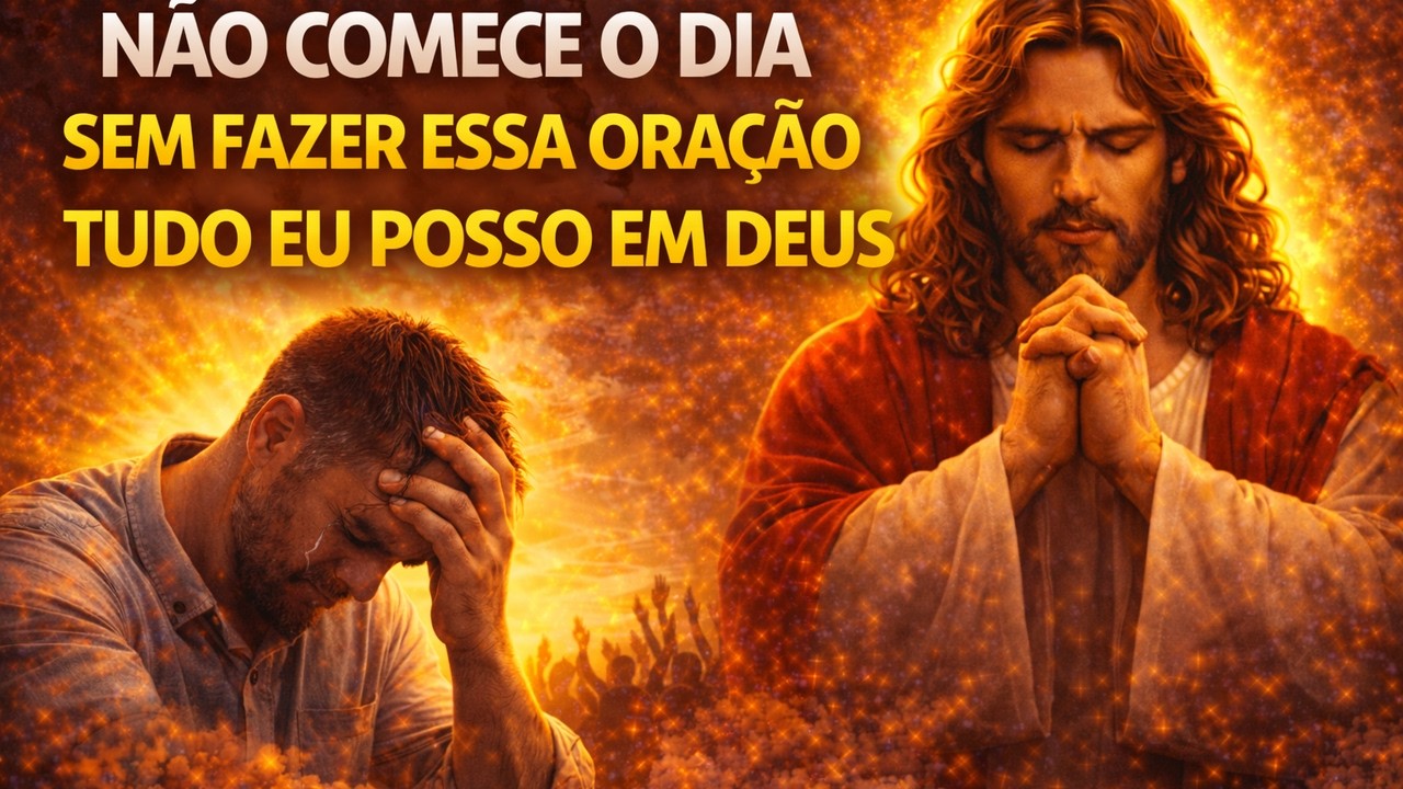ESSA ORAÇÃO DO DIA ESTÁ FORTALECENDO MILHARES | TUDO EU POSSO EM DEUS