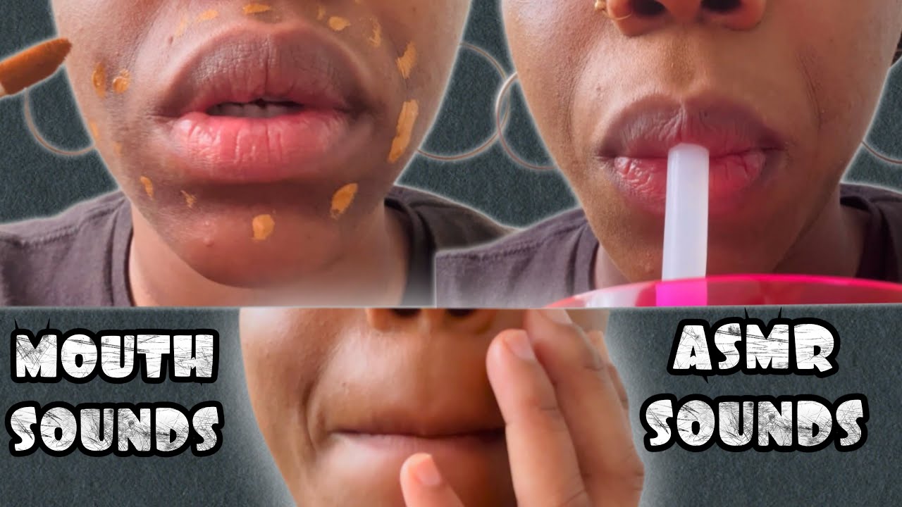 ASMR✨Face tracing | Makeup application | drinking, gum cracking & random ASMR SOUNDS