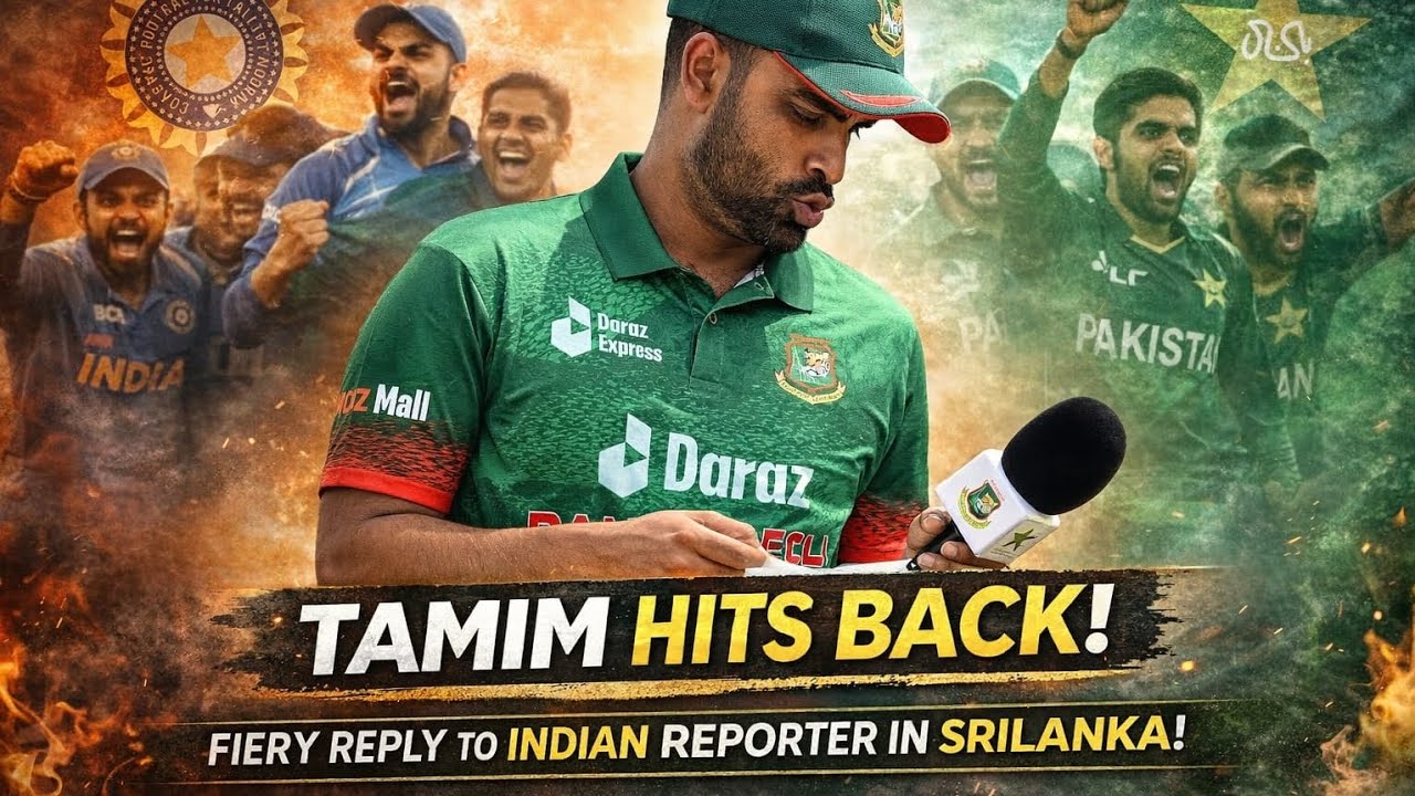 “Supporting Pakistan? Tamim Iqbal Shocks Indian Media!”