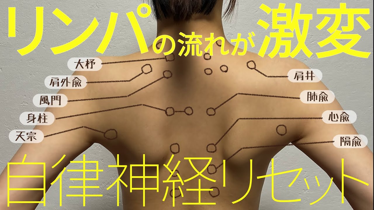 【リンパ爆流し】自律神経を整えて全身効率よく代謝UP🔥3分でもOK！