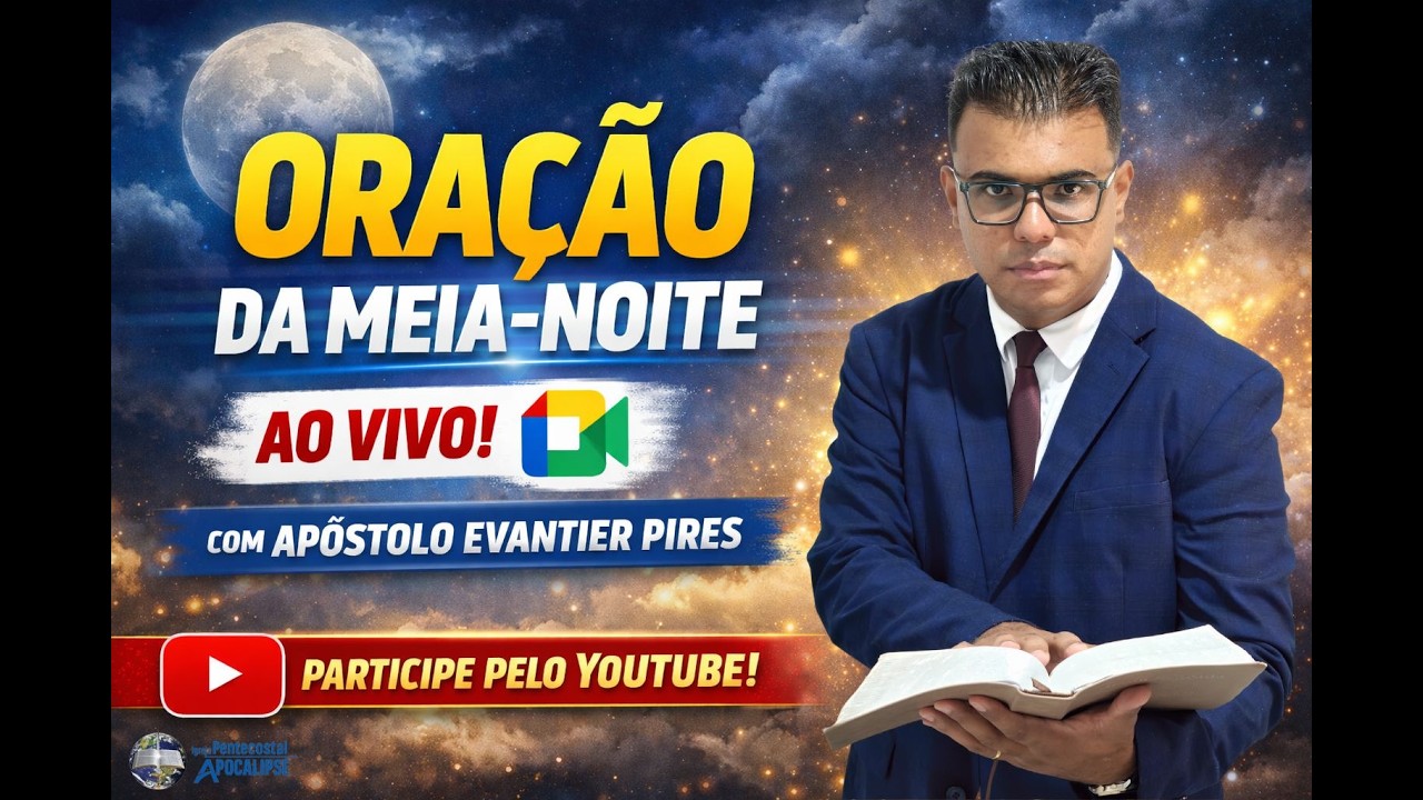 ORAÇÃO DA MEIA NOITE COM OS MEMBROS DA IGREJA APOCALIPSE - 10/03/2026 3º ELO