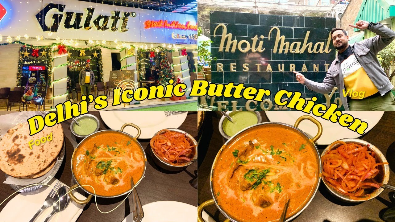 Tried Famous Butter Chicken Gulati & Moti Mahal🍗😋Honest Review #dailyvlog  #foodvlog #butterchicken