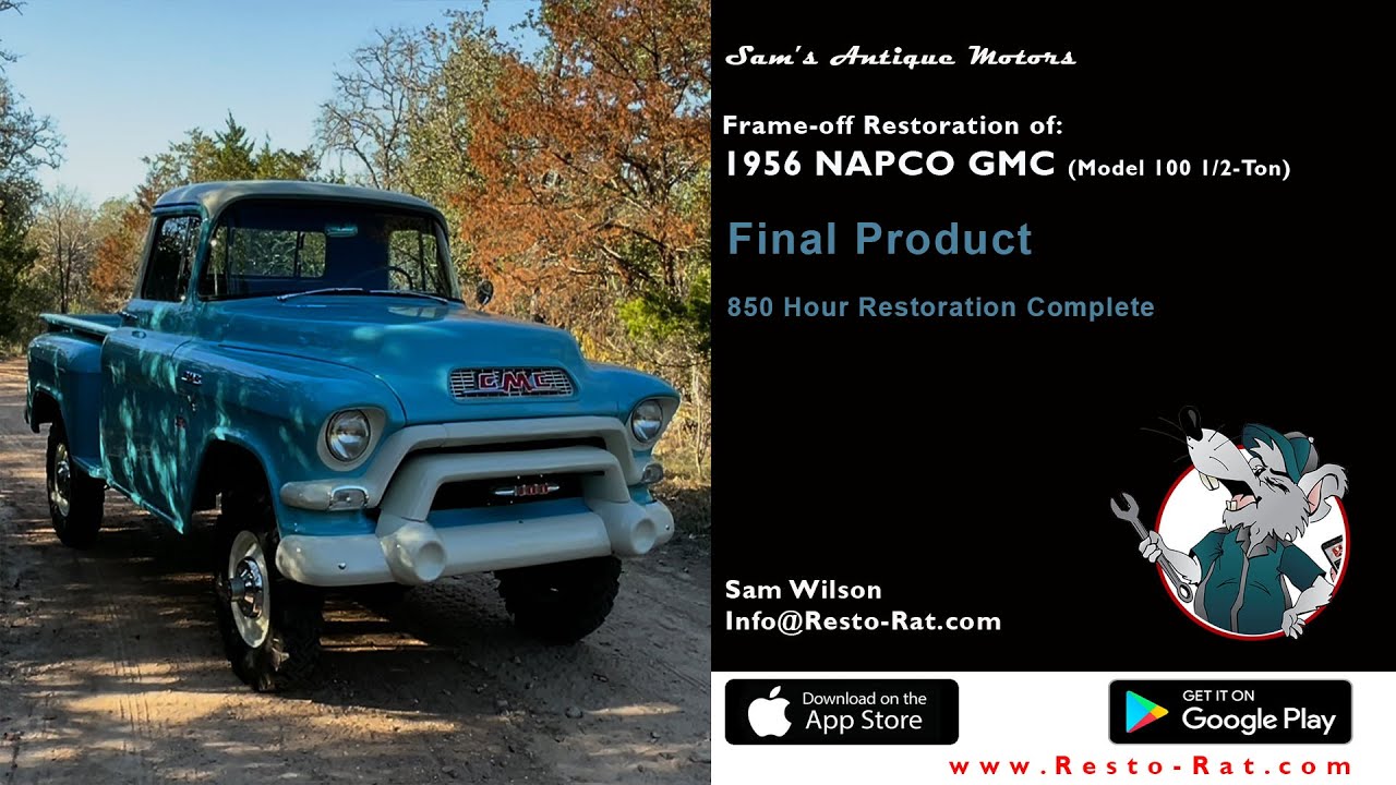 Finished Product  | Segment 17 – 1956 NAPCO GMC Model 100