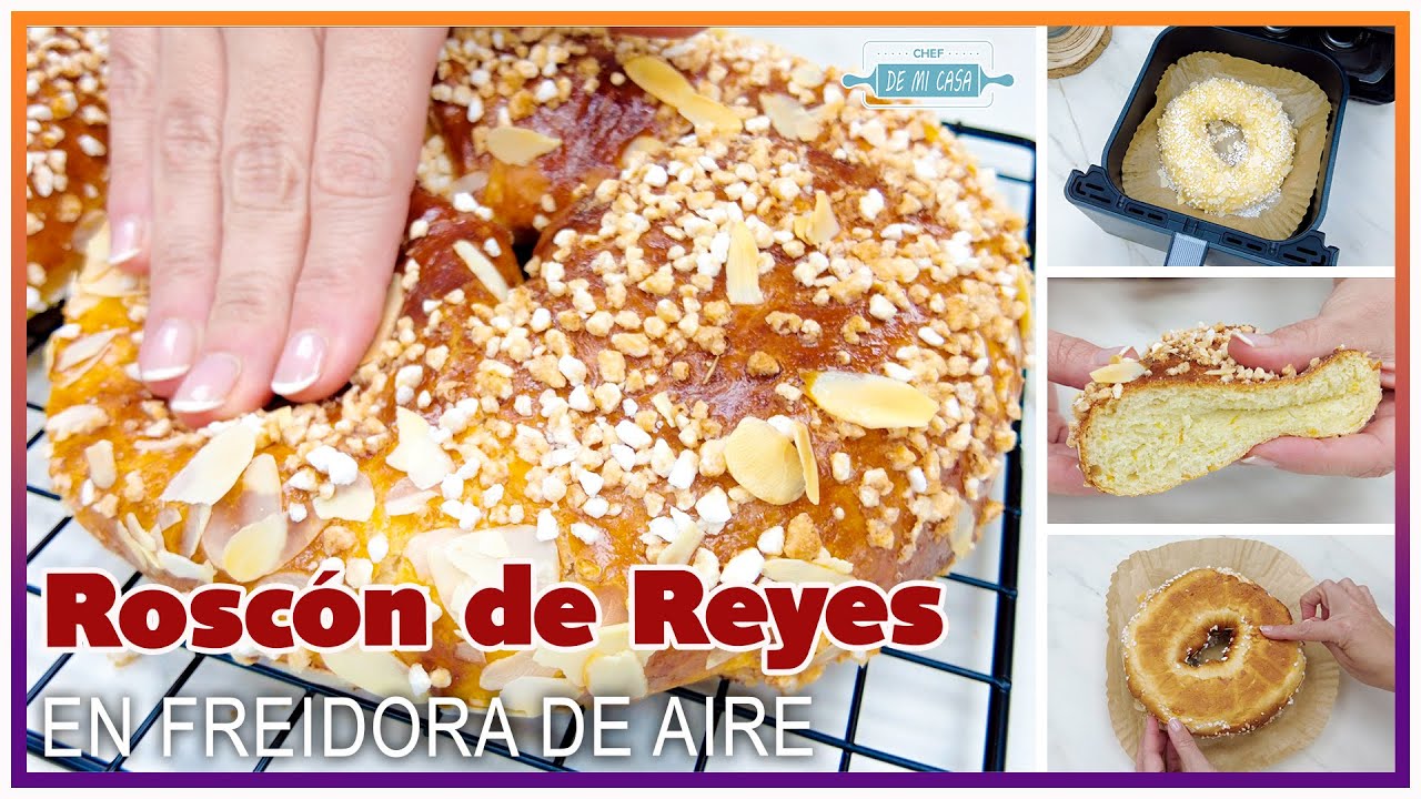 🎄 ¡Aprende a hacer el mejor ROSCÓN de REYES en la FREIDORA de AIRE! 🥳 / Cosori Airfryer