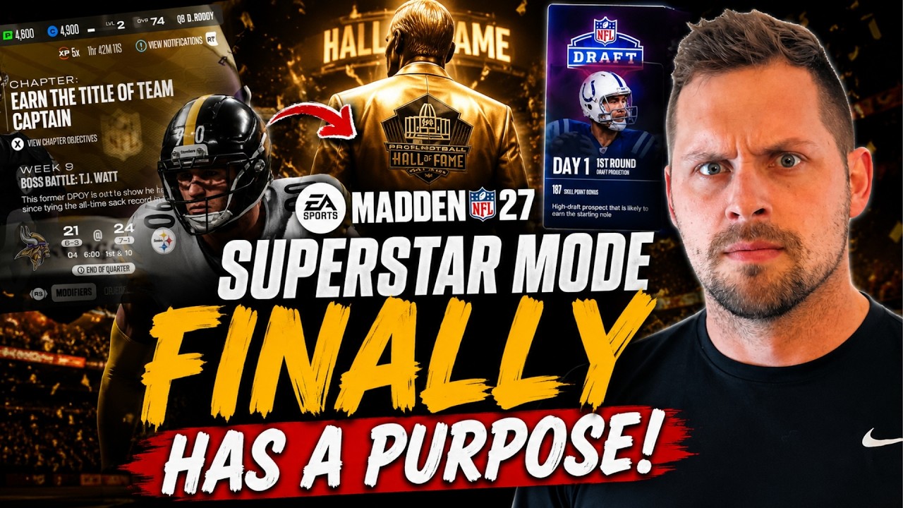 В режиме Superstar Mode игры Madden 27 наконец-то появилось предназначение!