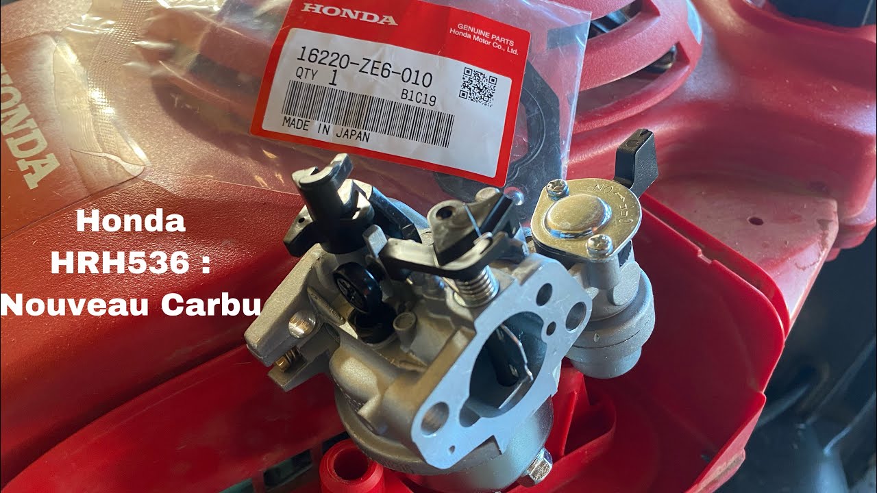 Honda HRH536 : Nouveau Carburateur !￼