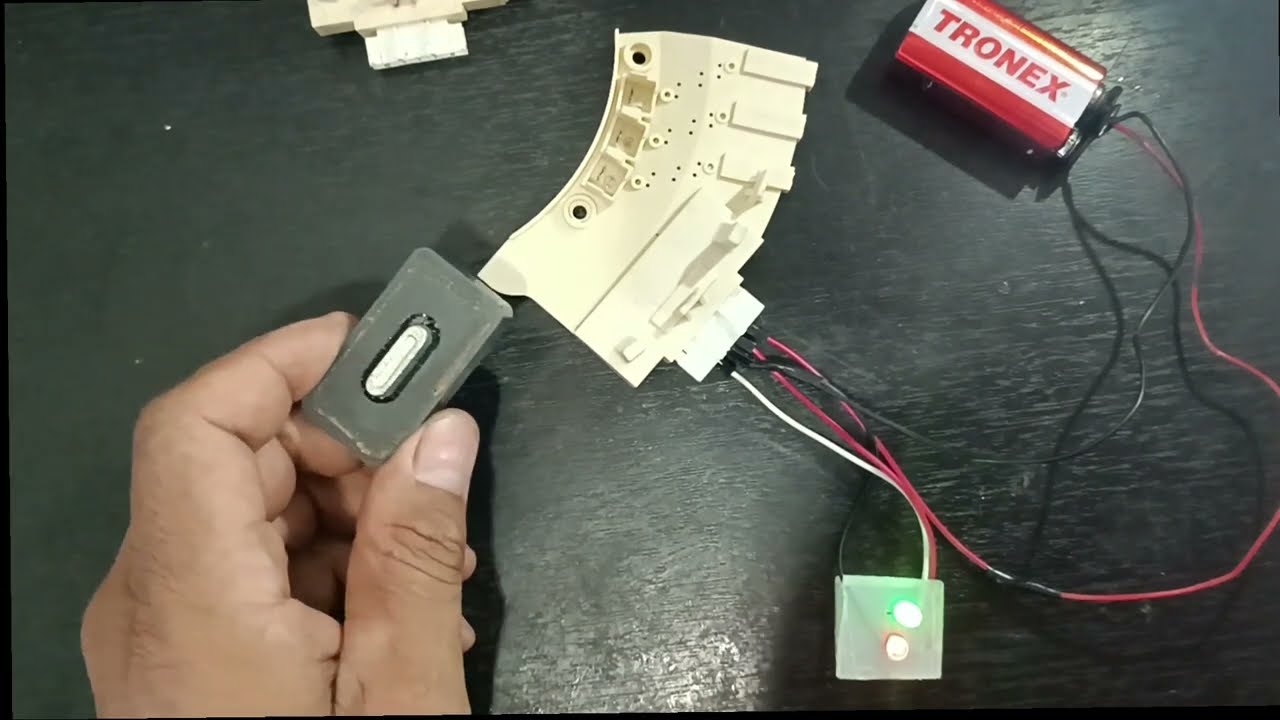 Como probar sensor hall de lavadora samsung inverter