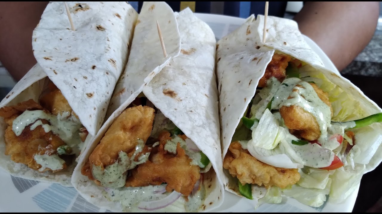 Comida rápida, Twister casero con pollo crispy…  muy rico!! #6