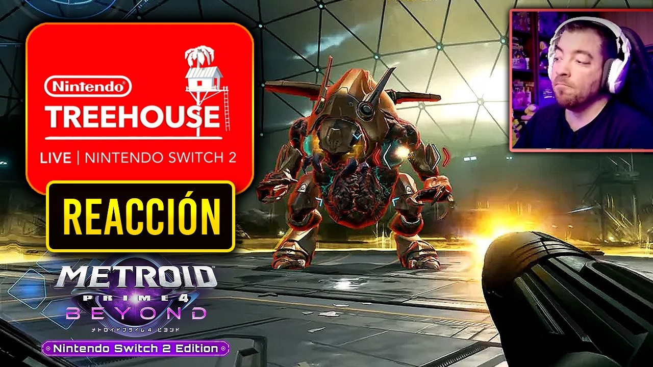 ¡CÓMO SE VE! Mi REACCIÓN a METROID PRIME 4 BEYOND - SWITCH 2 EDITION - TREEHOUSE LIVE 2025