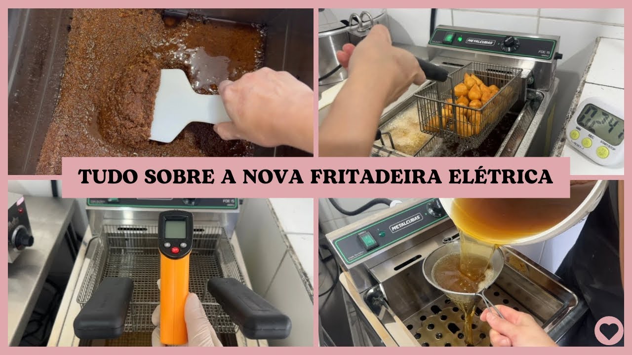 COMO ESTÁ SENDO A NOSSA EXPERIÊNCIA UTILIZANDO A FRITADEIRA ELÉTRICA DA METALCUBAS 🤔