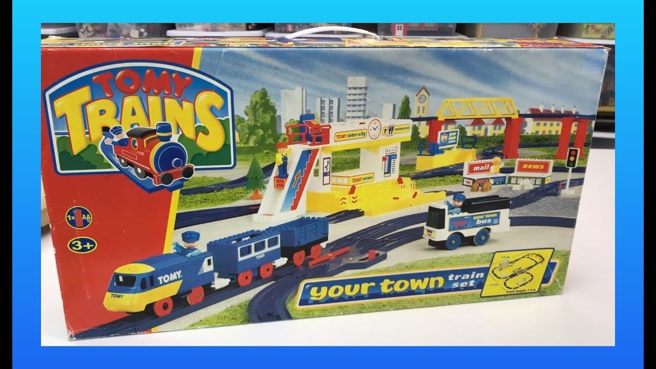 Tomy Train Your Town Train Set  - Vintage NEW MINT SET! Very rare!
