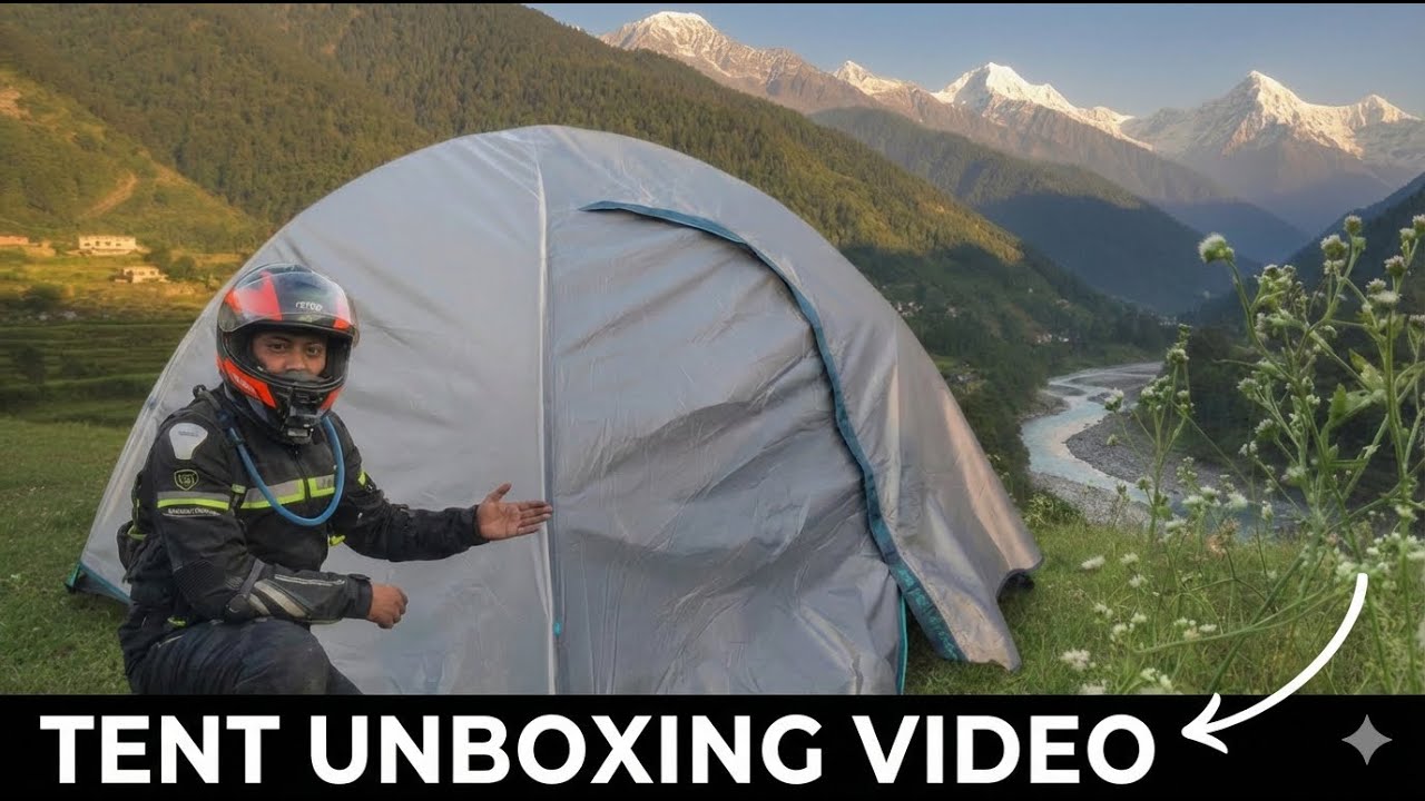 TENT unboxing vidio